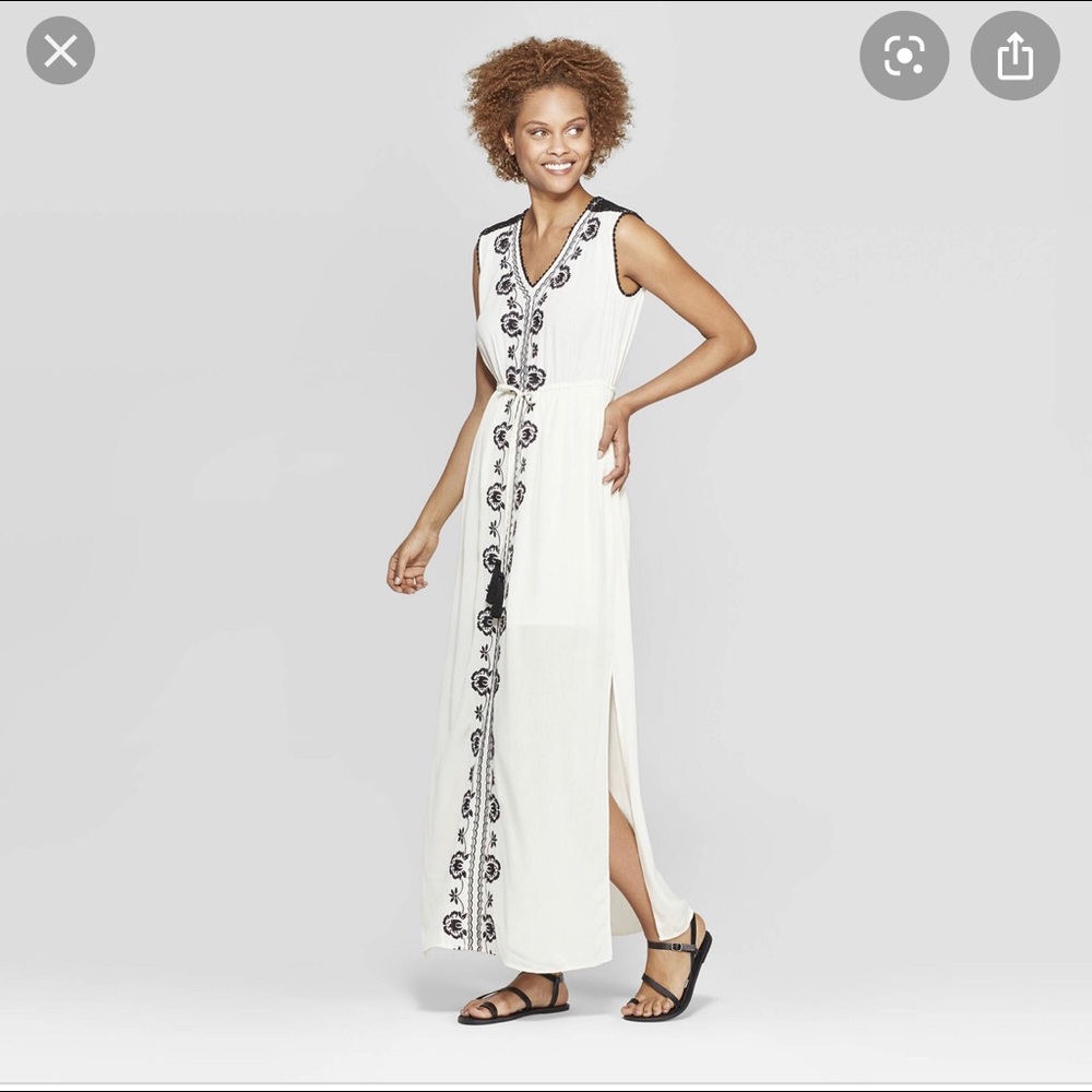 🐚Knox rose dress with Hungarian flower accent